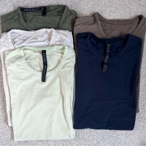 Set of Five lululemon 5 Year Crew Neck T-Shirts